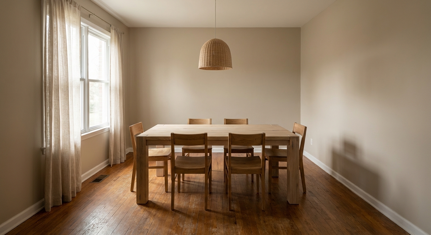 Before — Rustic Dining Room Design Ideas