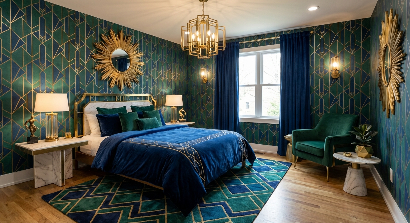 Art Deco Bedroom Design Ideas