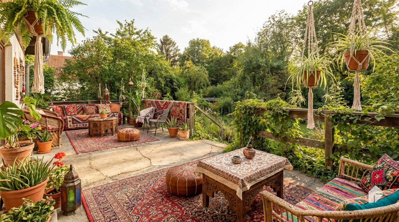 Bohemian Patio Design Ideas