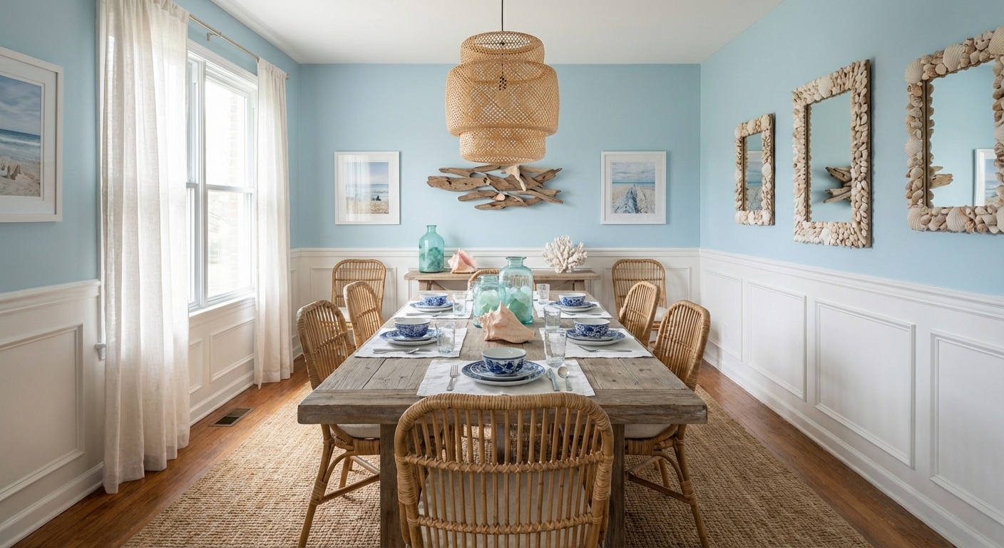 Coastal Dining Room Design Ideas