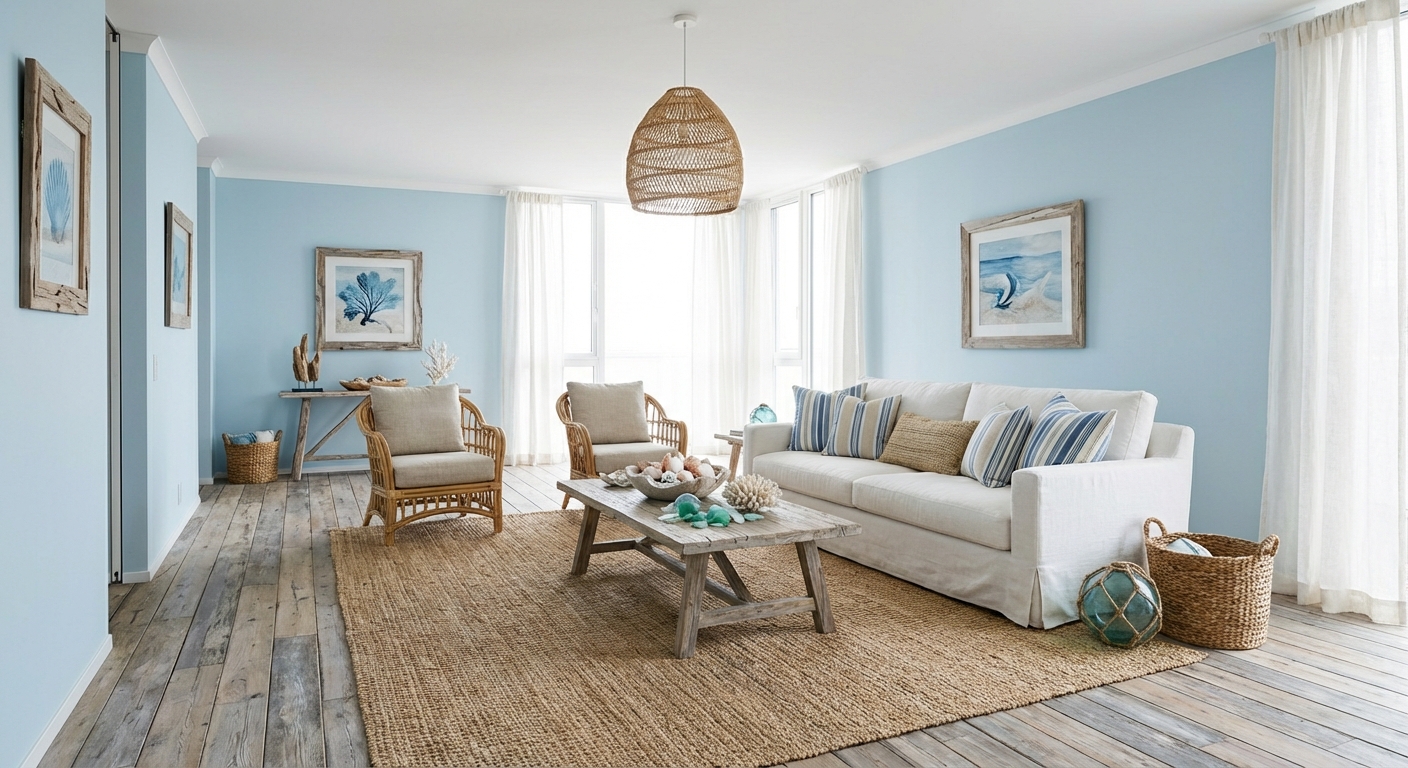 Coastal Living Room Design Ideas