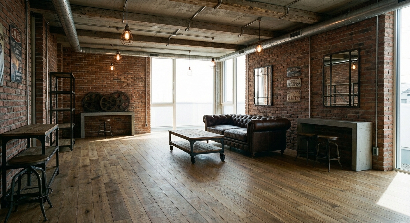 Industrial Living Room Design Ideas