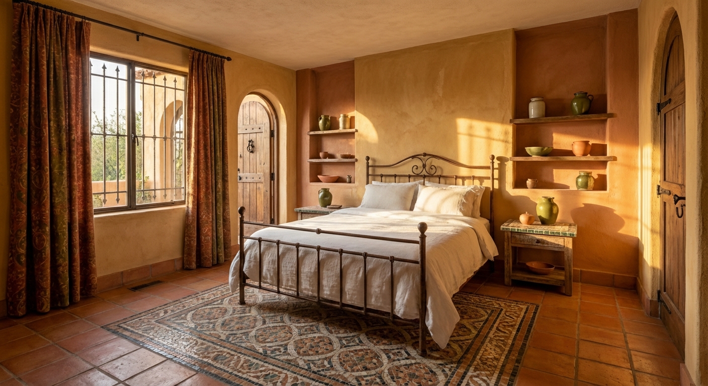 Mediterranean Bedroom Design Ideas