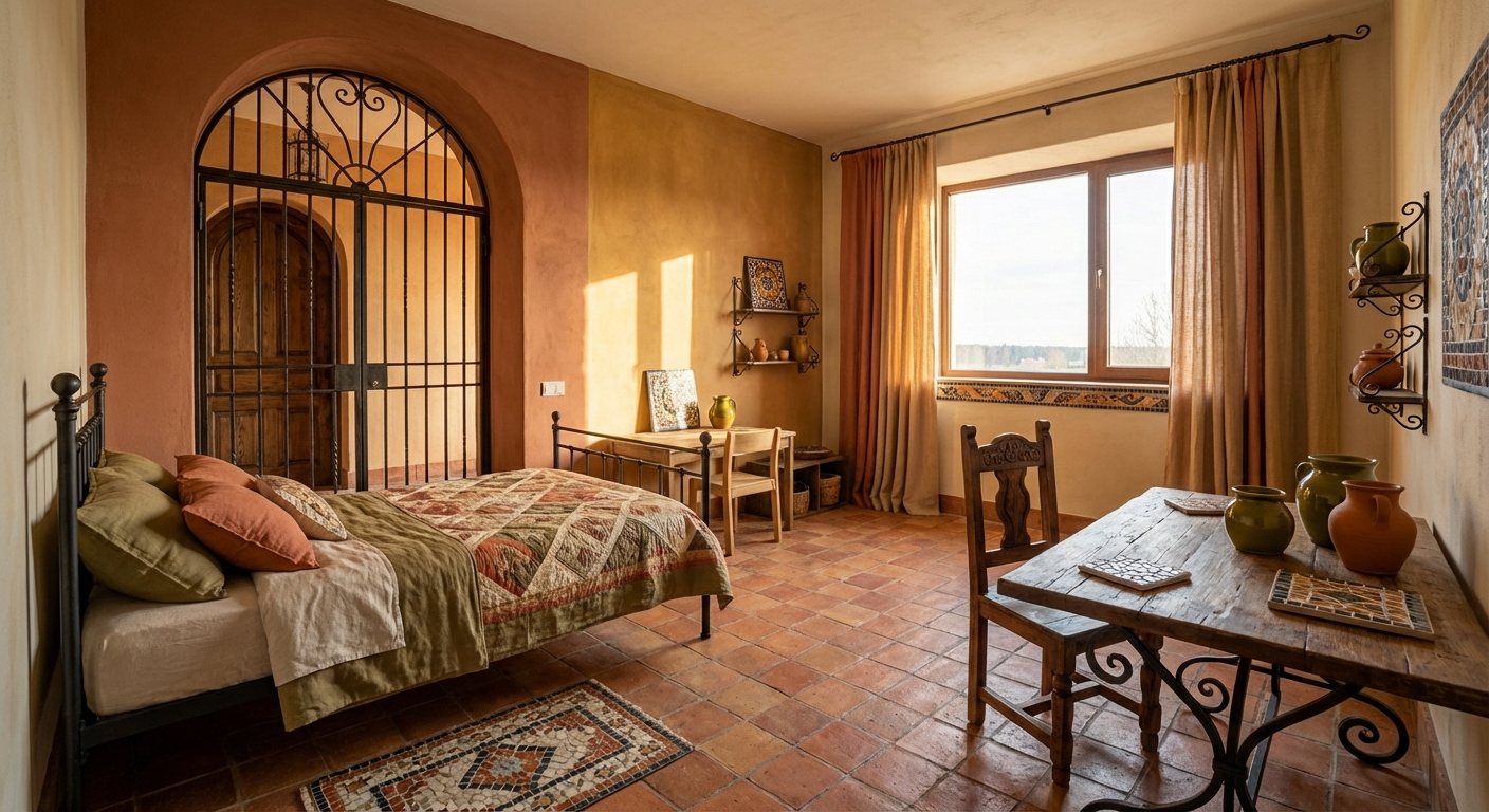 Mediterranean Kids Room Design Ideas