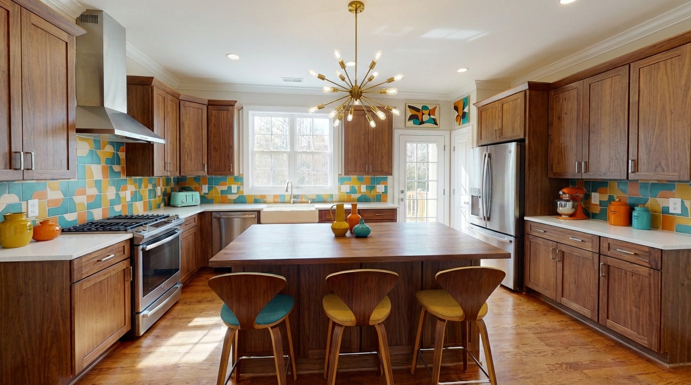 Mid-Century Modern Kitchen Design Ideas