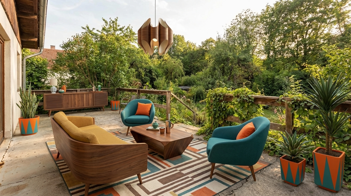 Mid-Century Modern Patio Design Ideas