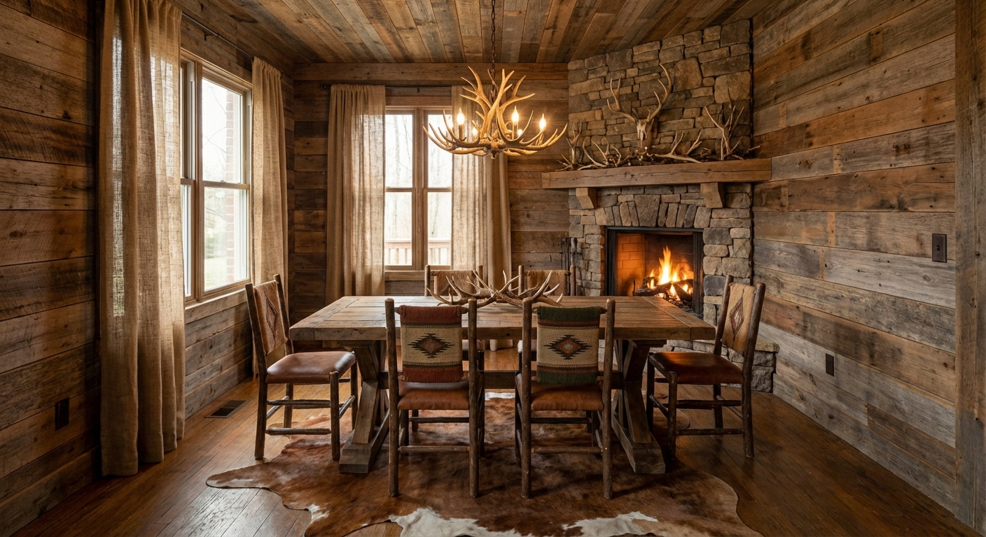 Rustic Dining Room Design Ideas