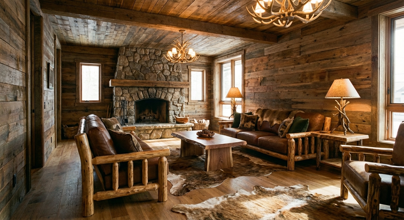 Rustic Living Room Design Ideas